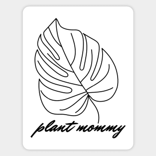 Garden Mom Monstera Leaf Indoor Plant Design Magnet